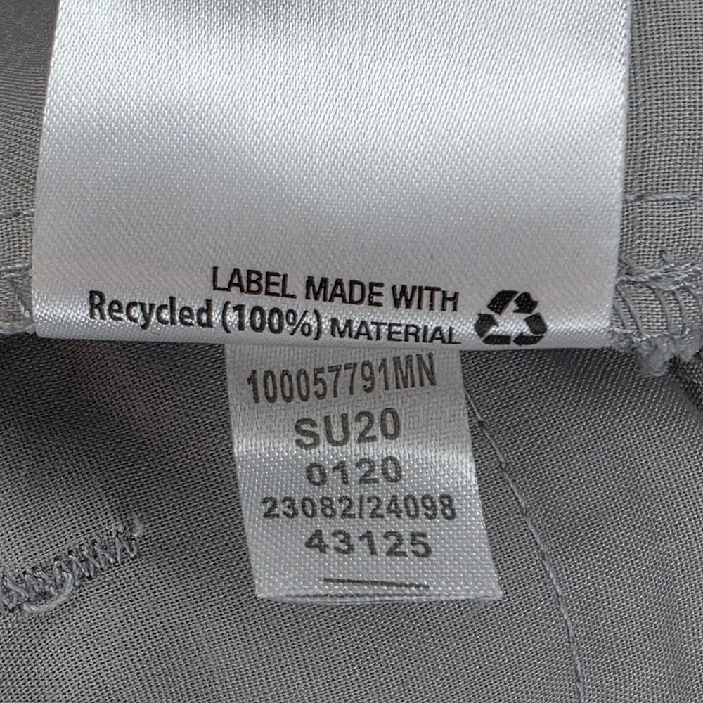 Club Room Men's Gray 100% Linen Pants 40W 30L Pleated Flat Front Dress Casual - Picture 11 of 11